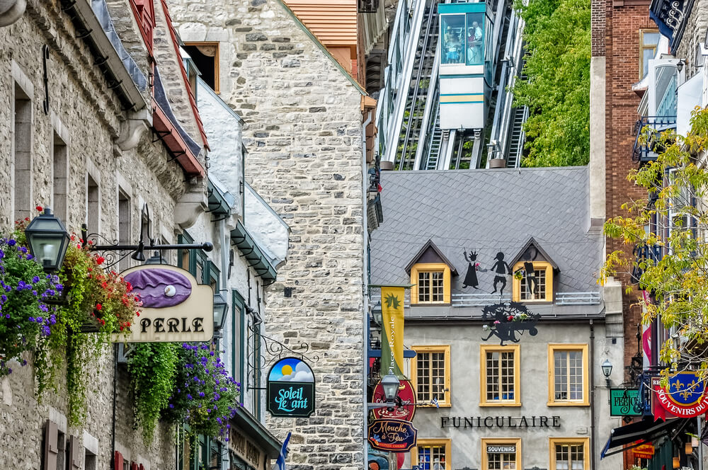 Funicular in Quebec City