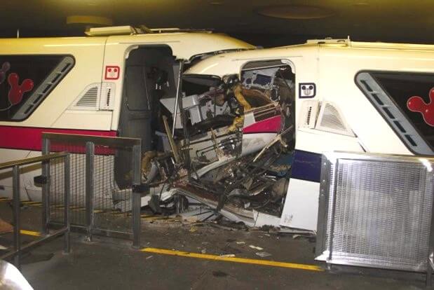 Monorail Disney World Crash